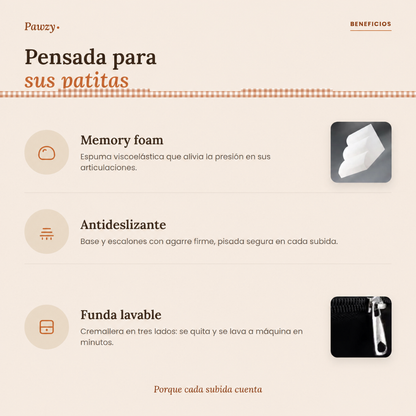 Escaleras para Perros Pequeños y Mayores